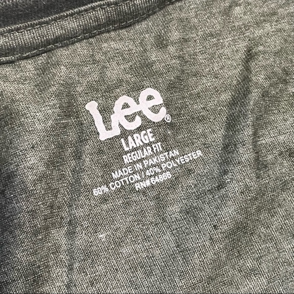 Lee Men’s Short Sleeve T-Shirt Crewneck Cotton Blend Size L NWT - Picture 3 of 14